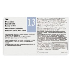 TOLCO 340413 Secondary Bottle Label,Gloss Paper,PK12 2FP45