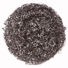 Kurly Kate 756 Large Stainless Steel Scrubbers – Steel Gray (6/Carton) New