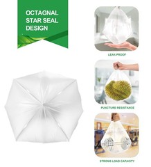 FORID Clear Trash Bags, 8 Gallon Garbage Bags, Wastebasket Bin Liners 110 Cou…