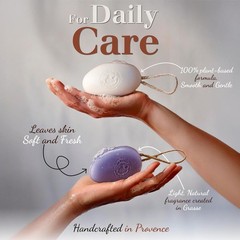 La Maison du Savon – Donkey Milk French Soap on a Rope Duo – Moisturizing
