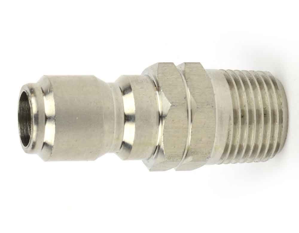 Stainless Steel 1/4″ NPT Male Quick Connect Plug Nipple Couplers Couplings