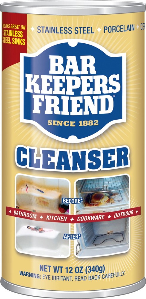 Bar Keepers Friend Powder Cleanser (12 oz – 12 Ounce (Pack of 4), Multi
