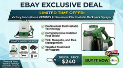 Victory Innovations VP300ES Professional Electrostatic Backpack Sprayer 