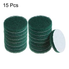 15pcs Drill Power Brush 4 Inch Tile Scrubber Scouring Pads 180-240 Grit
