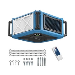 ALORAIR Hanging 270° Intake Air Filtration Systems Woodworking Remote Contr