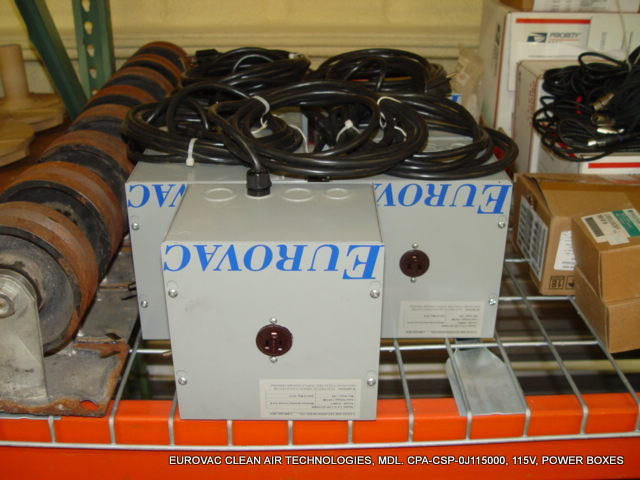 EUROVAC CLEAN AIR TECHNOLOGIES CPA-CSP-0J115000 115V POWER BOXES FREE SHIPPING