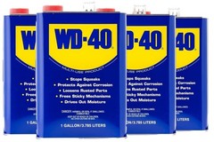 WD-40 Original Formula, Multi-Use Product, One Gallon, 4-Pack