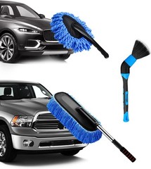 Duster Kit, 3 Pack Detailing Brush Set with Extenda Size: 3 PackColor: 3p-blue