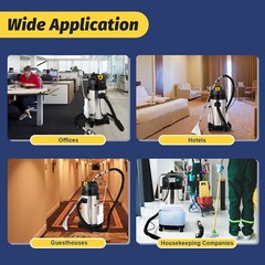40L 3in1 Commercial Carpet Cleaning Machine,Steam Vacuum Cleaner Extractor