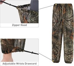 Mosquito Suits, Net Bug Pants & Jacket Hood Sets – Ultra-fine Mesh – With
