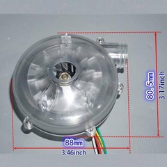 Mini Brushless Motor Fan 12V-24V DC Brushless Motor Blower for DIY Accessory