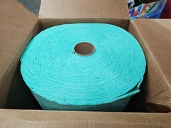 Spilfyter G-90BX 32″ x 150′ Sorbent Roll Polypropylene, Perforated, Green