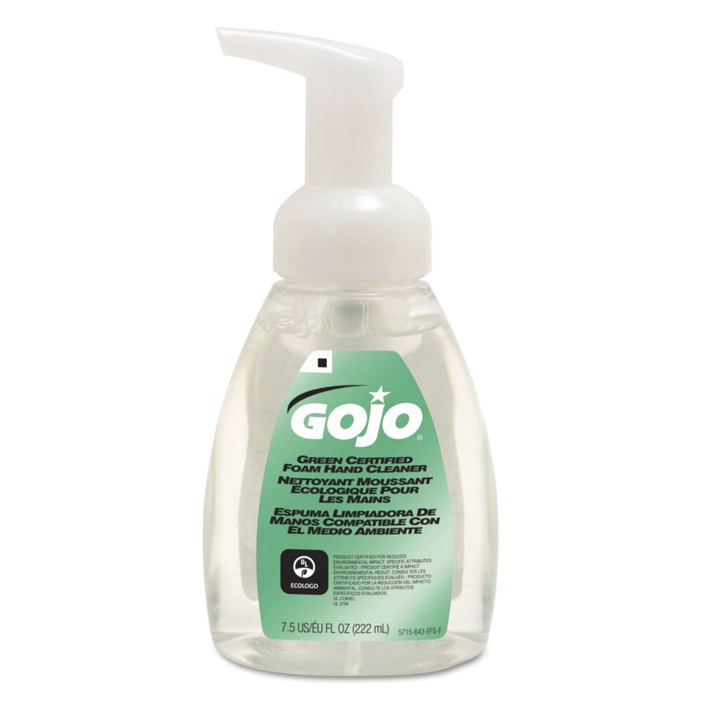 GOJO 571506EA 7.5 oz. Green Certified Foam Soap – Fragrance-Free New