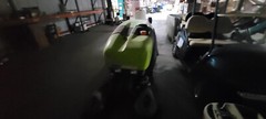 Green Machine 414RS Plaza Sweeper 220 Hours Great Condition and Operable