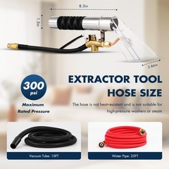 Shop Vac Extractor Kit ，Extractor Hose Kit Adapter,Vac Extractor Kit for Carp…