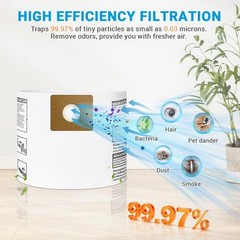 12 Pack 90667 Filter Bags for Shop-Vac 1-1.5 Gallon Wet/Dry Vacuum