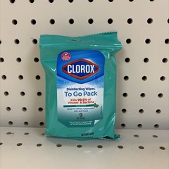 Clorox Disinfecting Wipes on the Go Travel Wipes, Fresh Scent, 9 Count