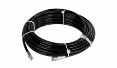 Schieffer 4800 PSI 1/8″ x 100′ Thermoplastic Sewer Jetter Hose MPT 1/4 1/8 Solid