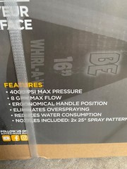 BE Whirl-A-Way Surface Cleaner 16″ Concrete Cleaner 85.403.003