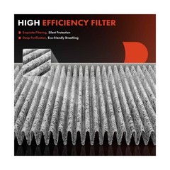 A-Premium 2-PC Cabin Air Filter with Activated Carbon Compatible wi… Fast Ship