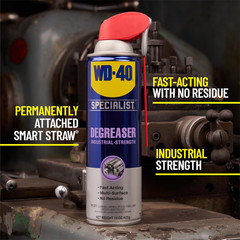 Heavy-Duty Degreaser with Smart Straw for Engines, Tools, Equipment, 15 oz