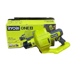 Ryobi PCL456 ONE+ 18V Cordless Drain A 25 ft Cable, Auto Feed/Ret TOOL ONLY
