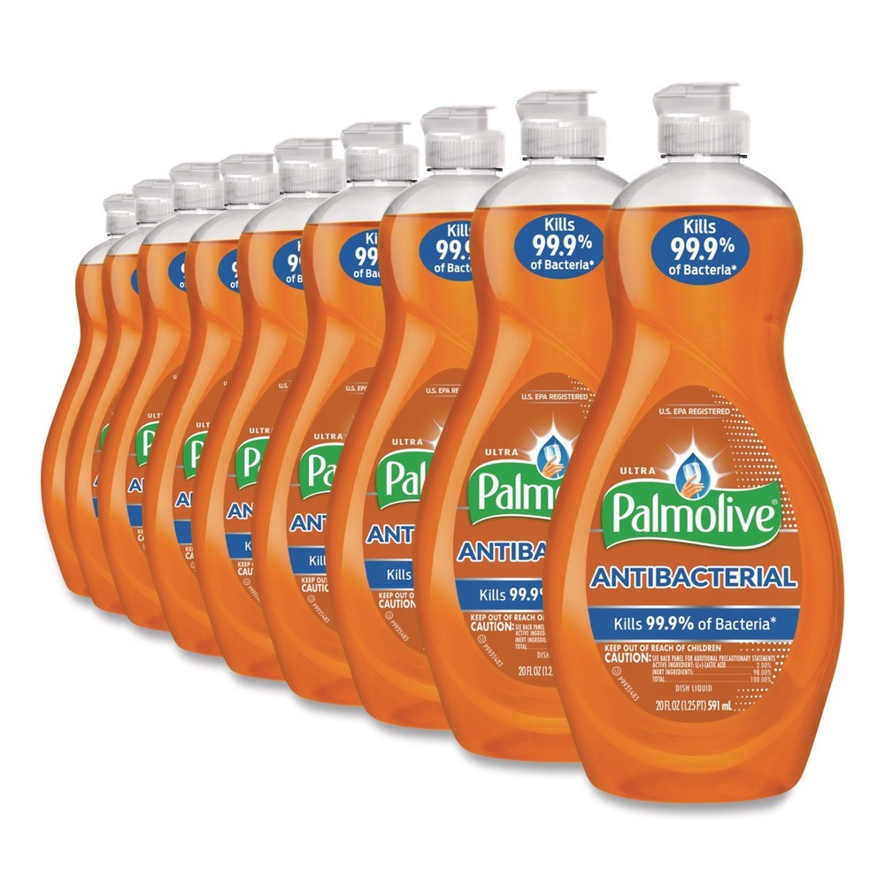 Palmolive 45038 20 oz Ultra Antibacterial Dishwashing Liquid (9/Carton) New