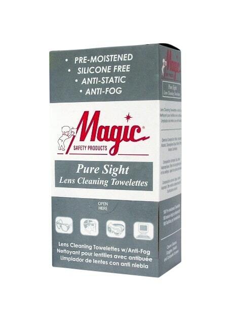 Magic Safety Lens Cleaning Towelettes Anti-fog & Anti-Stati 100/Box – MS93165