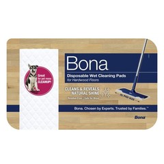 Bona Hardwood Floor Disposable Wet 12 Count (Pack of 1), For Floors