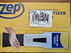 Zep TFHSU-3- 2500PL Touch-Free Motion Hand Dispenser 84.54-oz