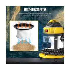 Walnut Blaster Cleaner, HTS558 Automotive Engine Intake Pipe Valve Cleaning M…