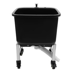 Freestanding Floor Mop Sink Plastic Mop Basin Household Mop Bucket with Wheels