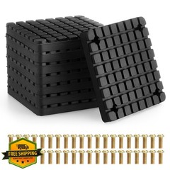 Nuanchu 8pk 4-3/4″ Square Rubber Auto Lift Spacer Pads