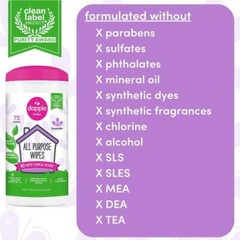 All-Purpose Cleaning Wipes Lavender Scented Baby Safe Gentle Formula 75 Count US