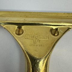 (Lot of 8) Unger Brass Window Squeegee Handles – Golden Clip Style (Handle Only)