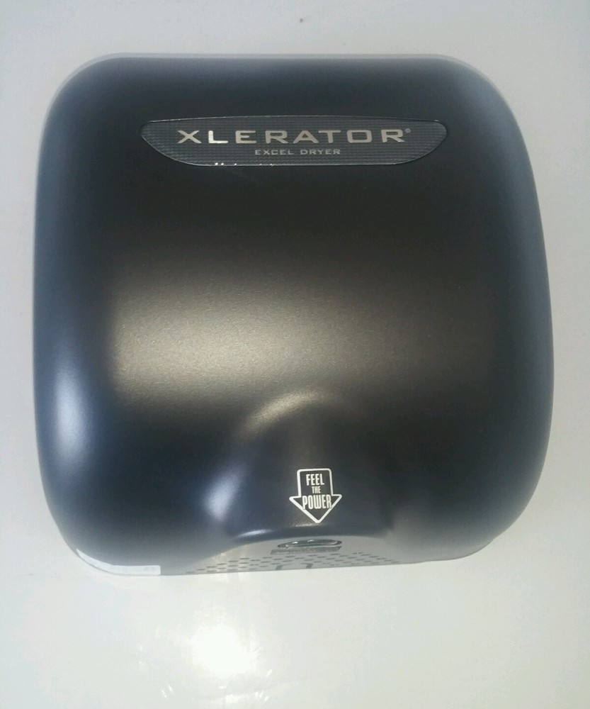 XLERATOR XL-SP-1.1N-120V Hand Dryer, Graphite, 15sec, 120V, Black Dcst