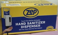 Zep TFHSU-1- 2500PL Touch-Free Motion Hand Dispenser 84.54-oz with Stand. 46M