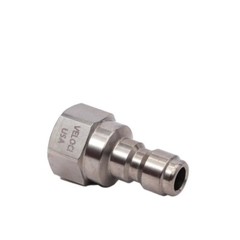 Prima 1/4″ Female Stainless Steel Quick Connect Plug NPT | Made in the USA