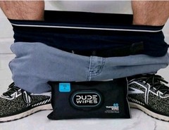 Dude Flushable Wipes XL Moisturizing Fragrance Free Multi-Surface 8 Packs