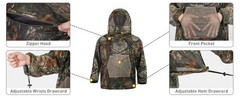 Mosquito Suits, Net Bug Pants & Jacket Hood Sets – Ultra-fine Mesh – With