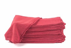 2500 new great mechanics shop rags towels Red jumbo 13″X14″
