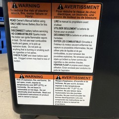 NEW Kaivac OmniFlex Battery Box + Battery And Change Stock