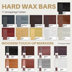 Hardwood Floor Repair Kit – 11 Colors Wood Wax Furniture B-11