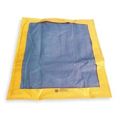 Enpac 5660-Ye Sorbent Pillow, 2 Gal, Oil, Black, White, Yellow