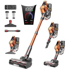 Fieety Cordless Vacuum Cleaner 650W 55Kpa 70Mins Powerful Vacuum Cleaners For