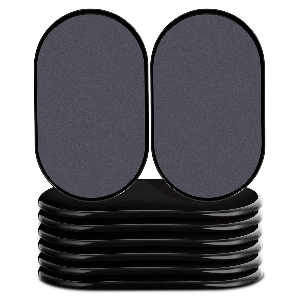 Reusable Large Furniture Sliders for Carpet, Movers Sliders, Black