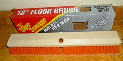 18″ Super Sweeper HEAVY DUTY FLOOR BRUSH – MADE IN THE USA BY ORANGE-CRETE
