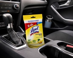 Free Shipping Lysol To Go Disinfecting Wipes Lemon Lime Scent, 15 Ct. Pack of 4