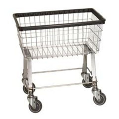 R&B Wire 96B Light-Duty Wire Frame Metal Laundry Cart – Chrome