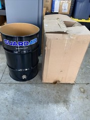 GUARDAIR N630 Vacuum Drum, Open Head, 30 gal., Black